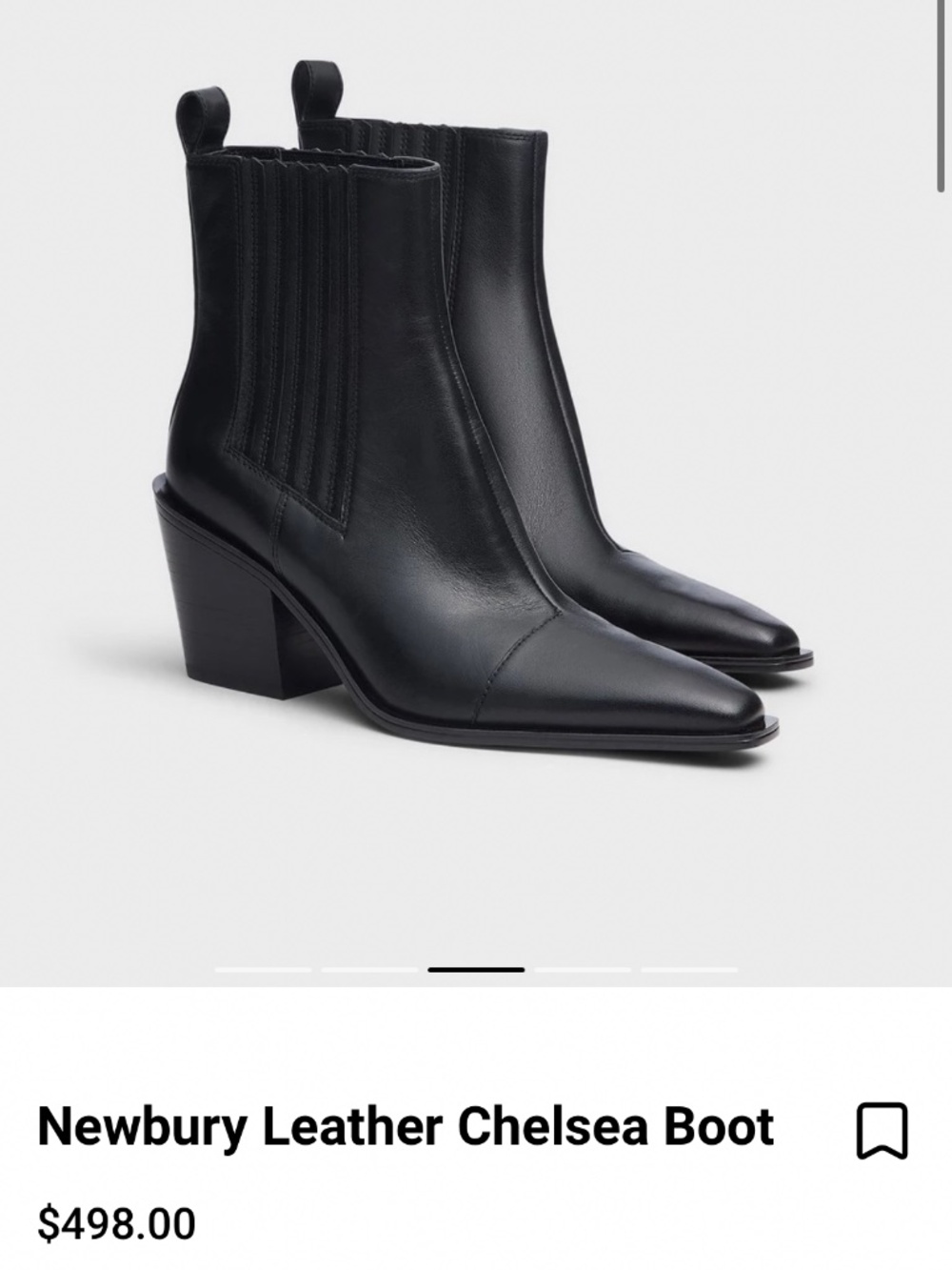 Rag and Bone Leather Newbury Chelsea Boots